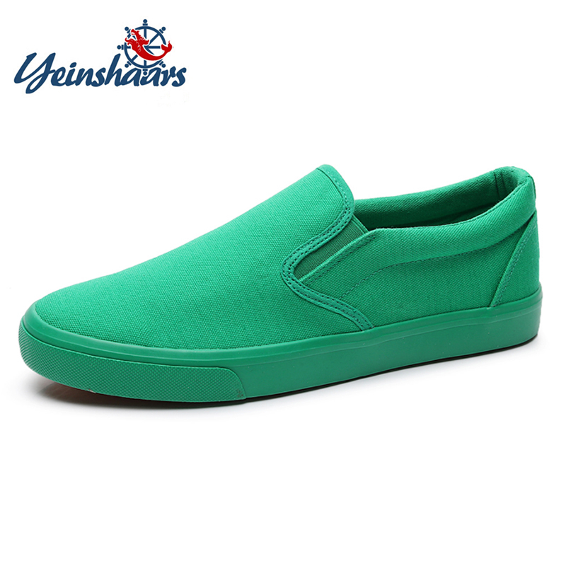 FUQIAO New Canvas Driving Shoe - огляд і ціна Men'S Shoes Yellow And Black