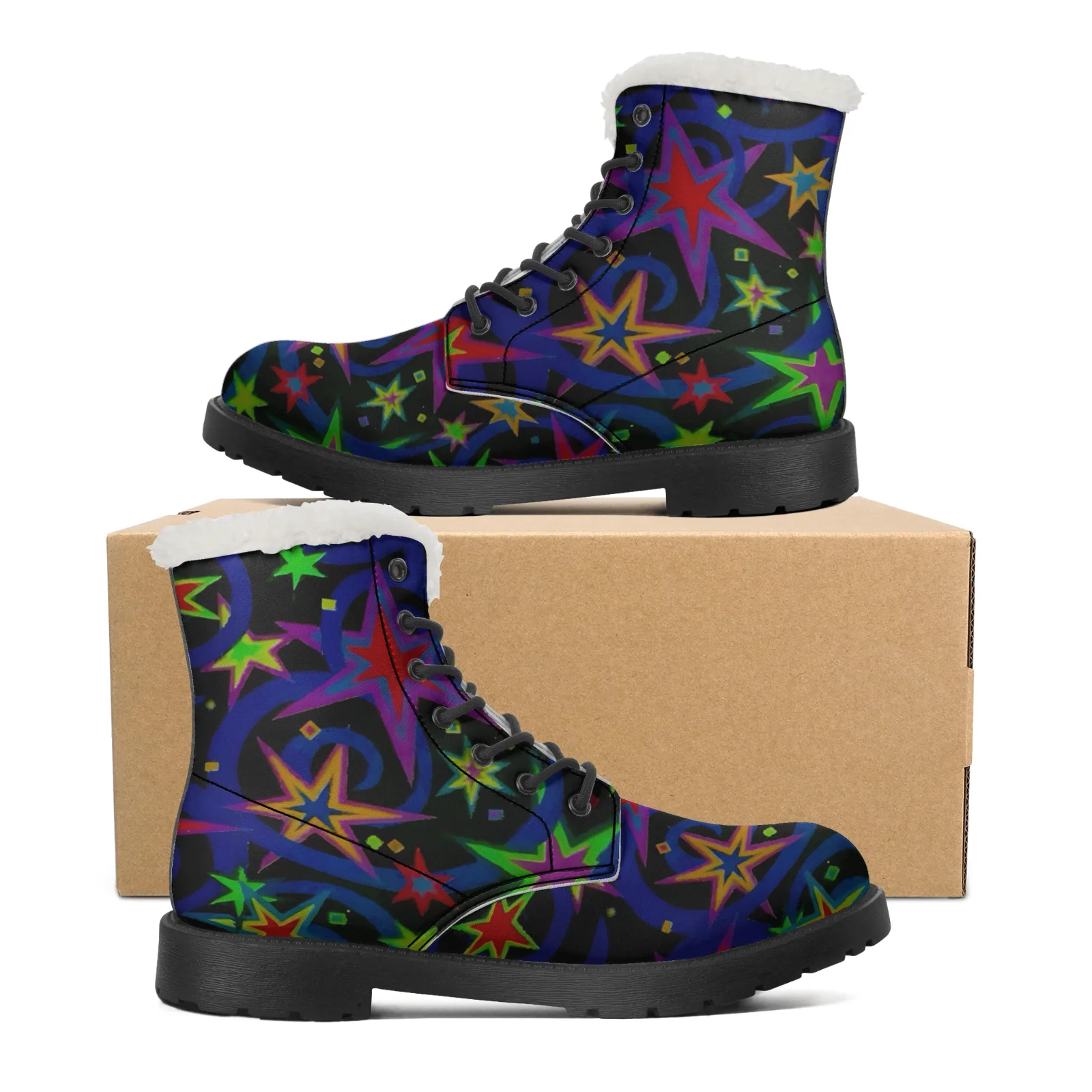 Starlit Sky Plush Snow Boots f - огляд і ціна Men Shoes Eu To Us