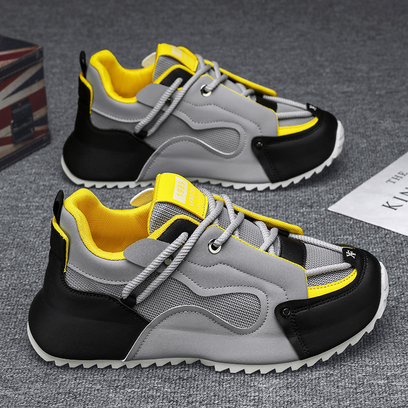 Grey Black And Yellow Chunky D - огляд і ціна Men'S Shoes Yellow And Black