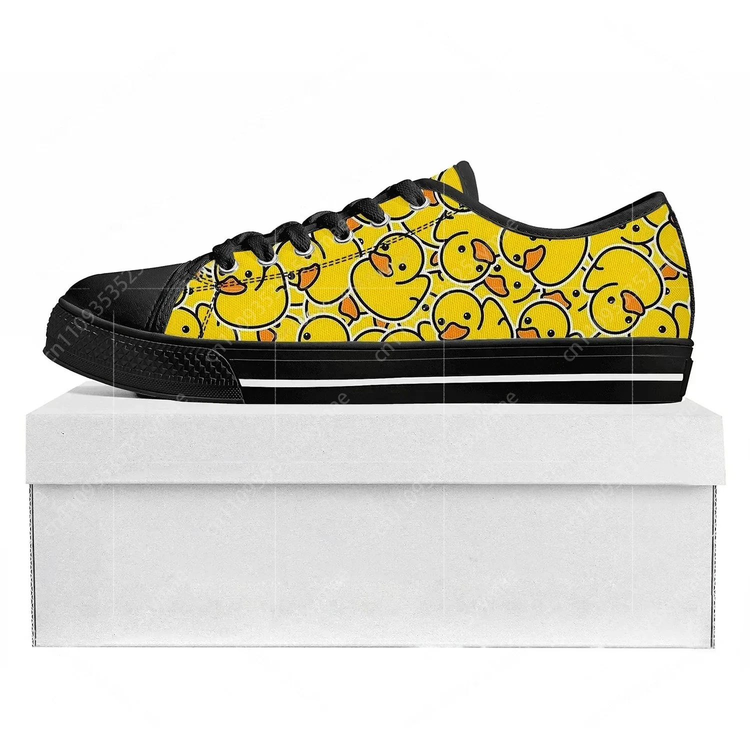 Yellow Duck Printed Low Top Hi - огляд і ціна Men'S Shoes Yellow And Black
