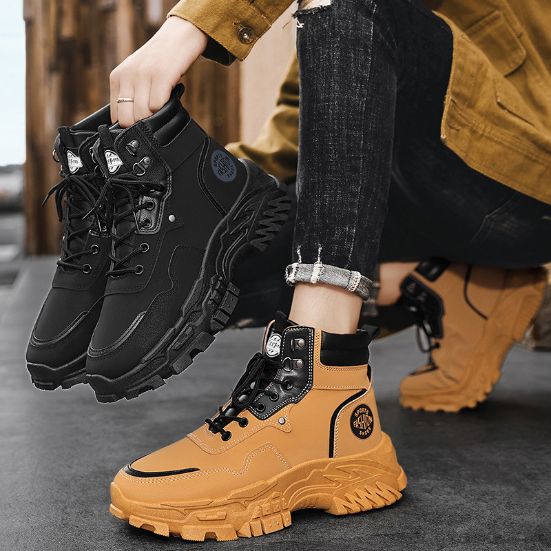 2025 New Men's Yellow Black Hi - огляд і ціна Men'S Shoes Yellow And Black