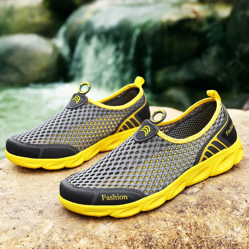Men Jogging Shoes Casual Sneak - огляд і ціна Men'S Shoes Yellow And Black