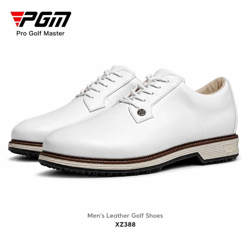 PGM Men's Cow Leather Golf Sho - огляд і ціна Men Shoes Eu To Us