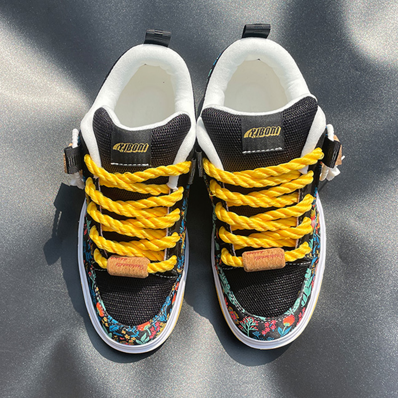 New Black and Yellow Printed L - огляд і ціна Men'S Shoes Yellow And Black