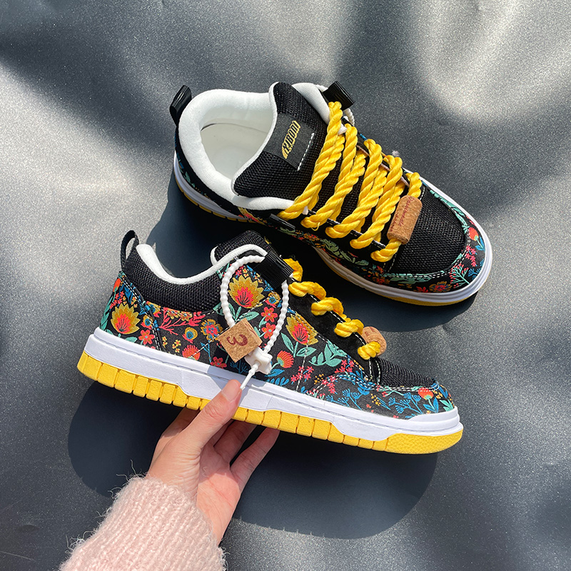 New Black and Yellow Printed L - огляд і ціна Men'S Shoes Yellow And Black