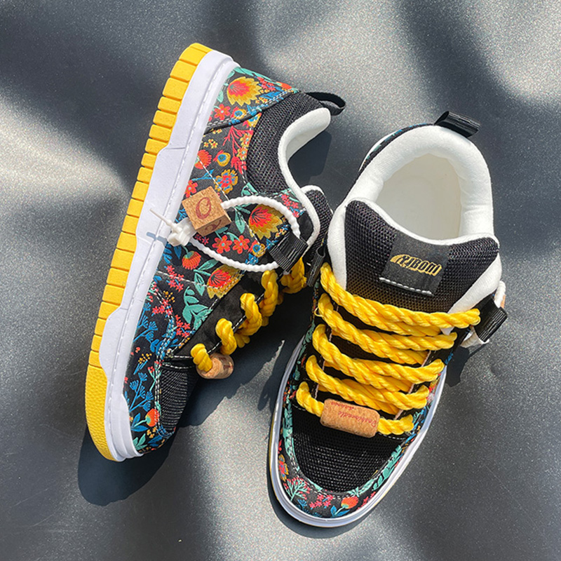 New Black and Yellow Printed L - огляд і ціна Men'S Shoes Yellow And Black